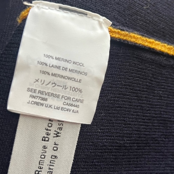 J. Crew Yellow Off-the-Shoulder Sweater - Picture 8 of 10